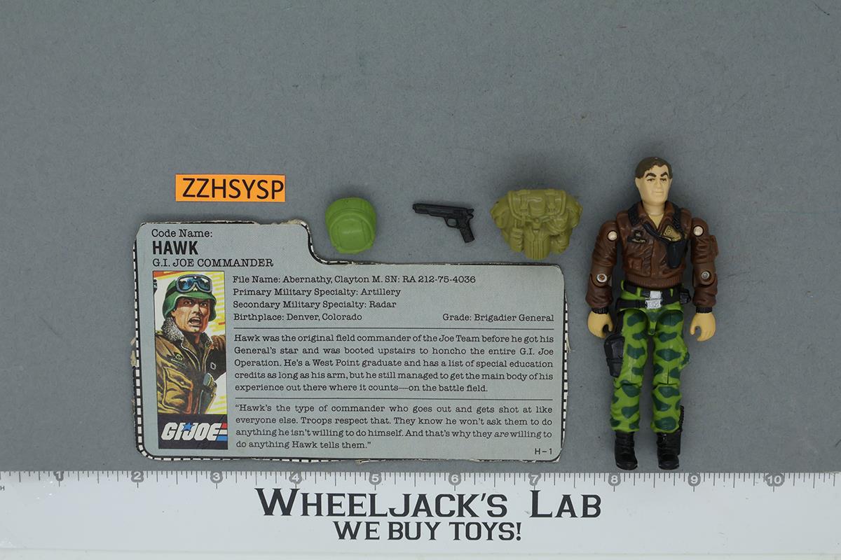 Hawk V2 100% Complete G.I. Joe 1986 Hasbro Vintage Action Figure