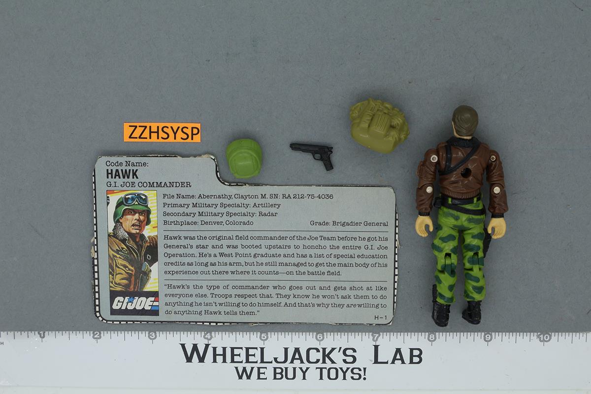 Hawk V2 100% Complete G.I. Joe 1986 Hasbro Vintage Action Figure
