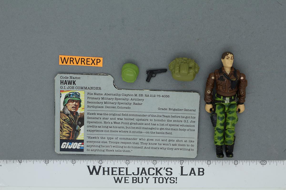 Hawk V2 100% Complete G.I. Joe 1986 Hasbro Vintage Action Figure