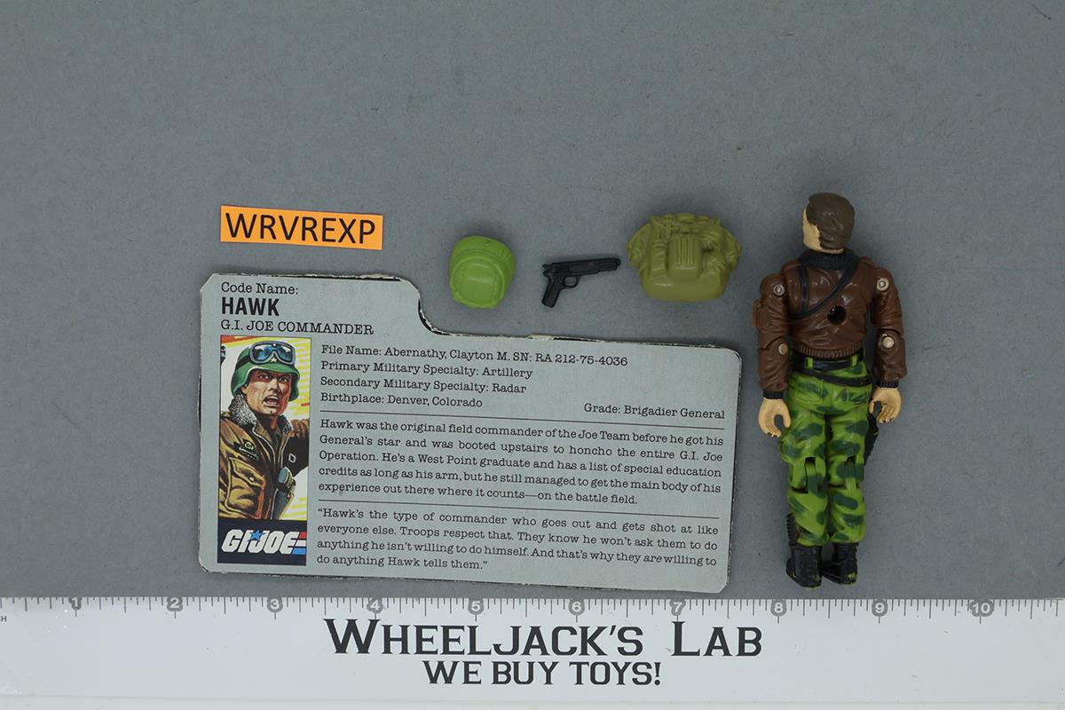 Hawk V2 100% Complete G.I. Joe 1986 Hasbro Vintage Action Figure