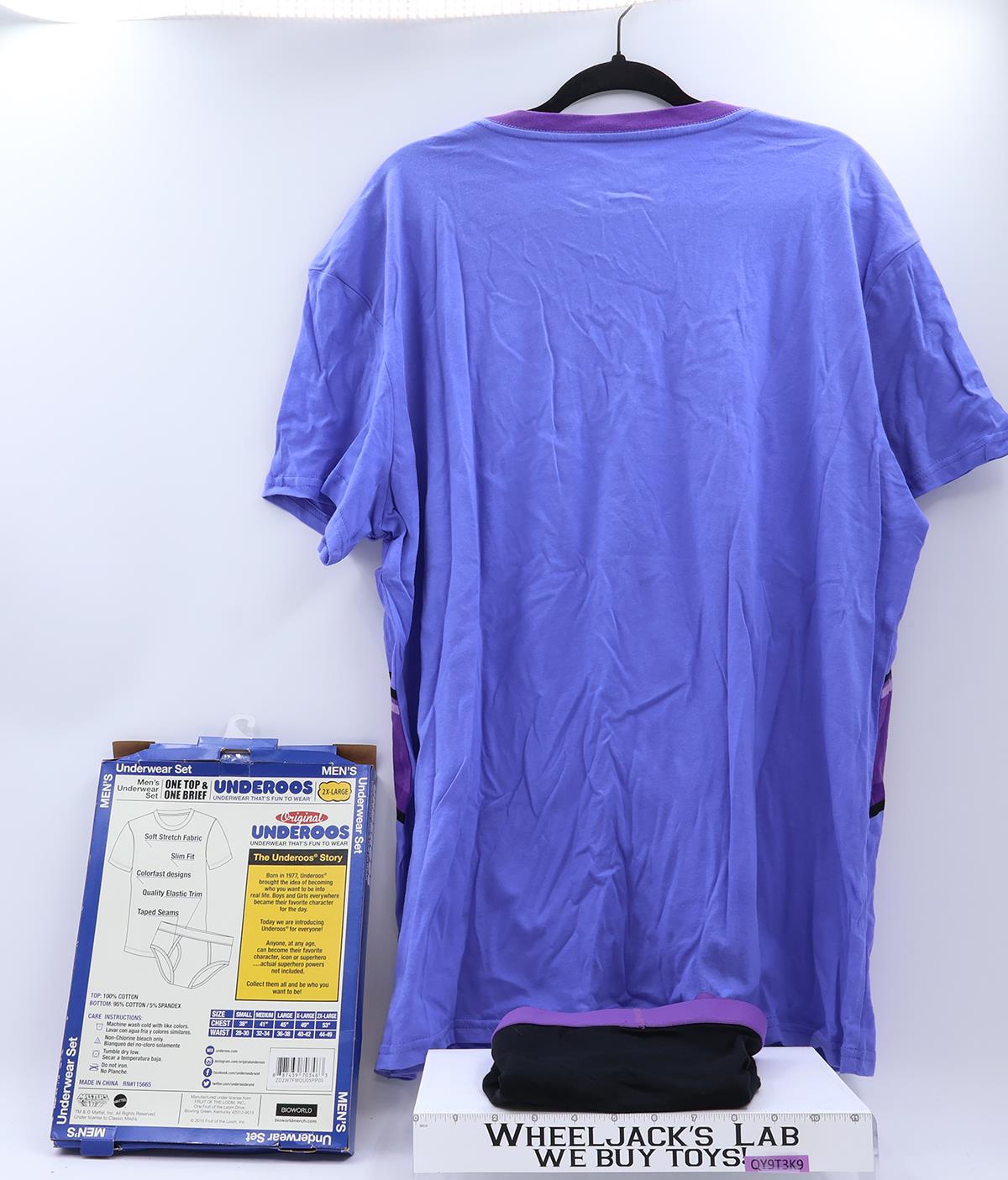 Skeletor Underoos Men's Underwear Set Size 2XL Masters of the Universe 2015 FOTL