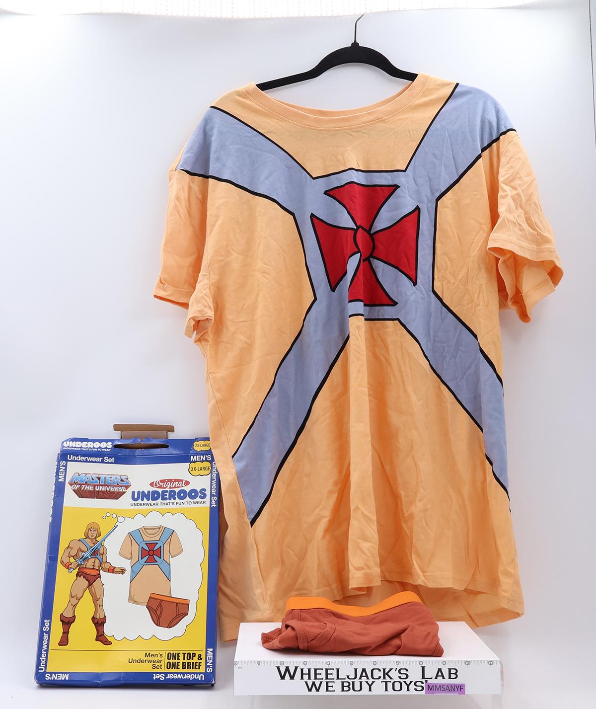 He-Man Underoos Men's Underwear Set Size 2XL Masters of the Universe 2015 FOTL