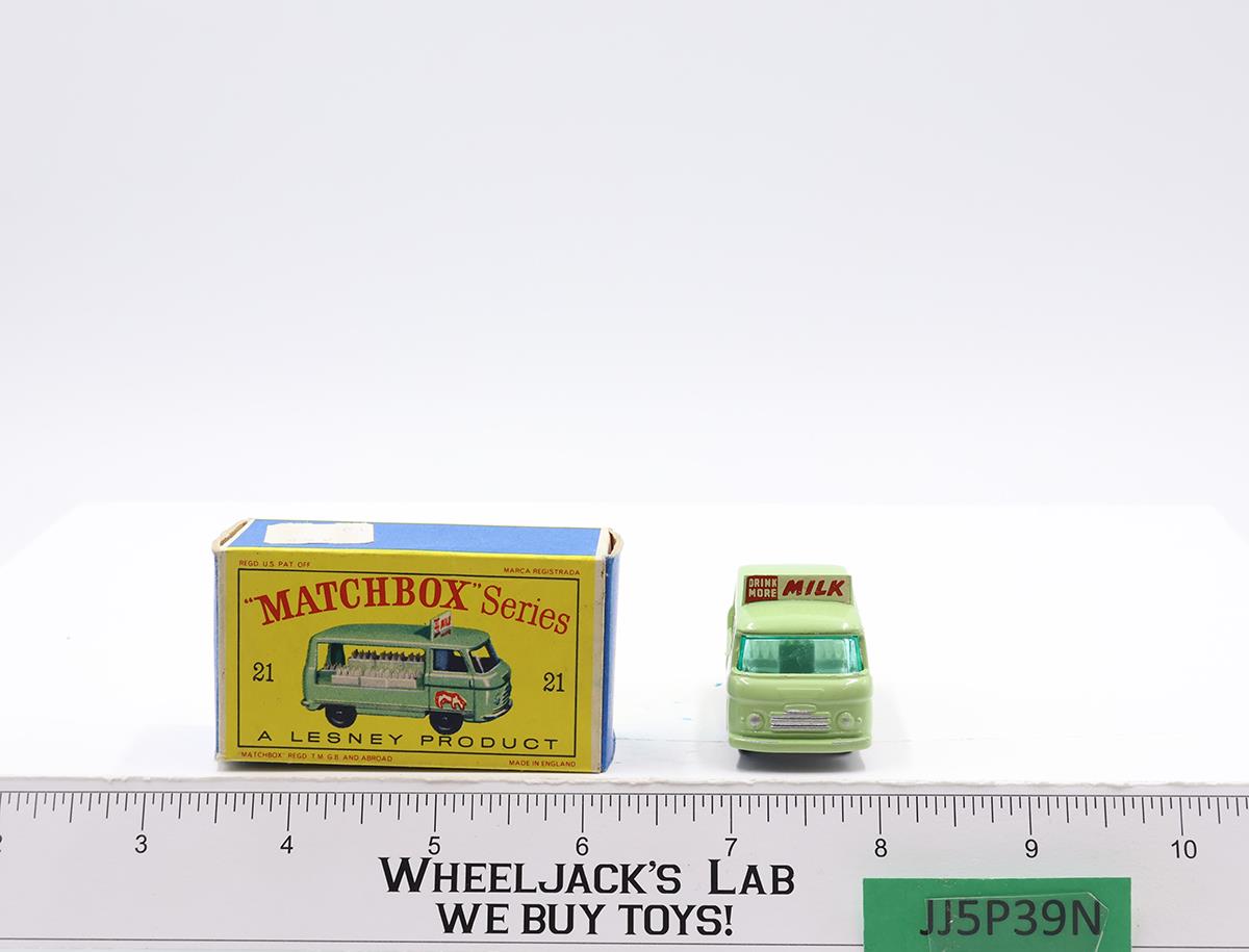 Milk Delivery Truck No. 21 Lesney Matchbox Series 1960's Made In England