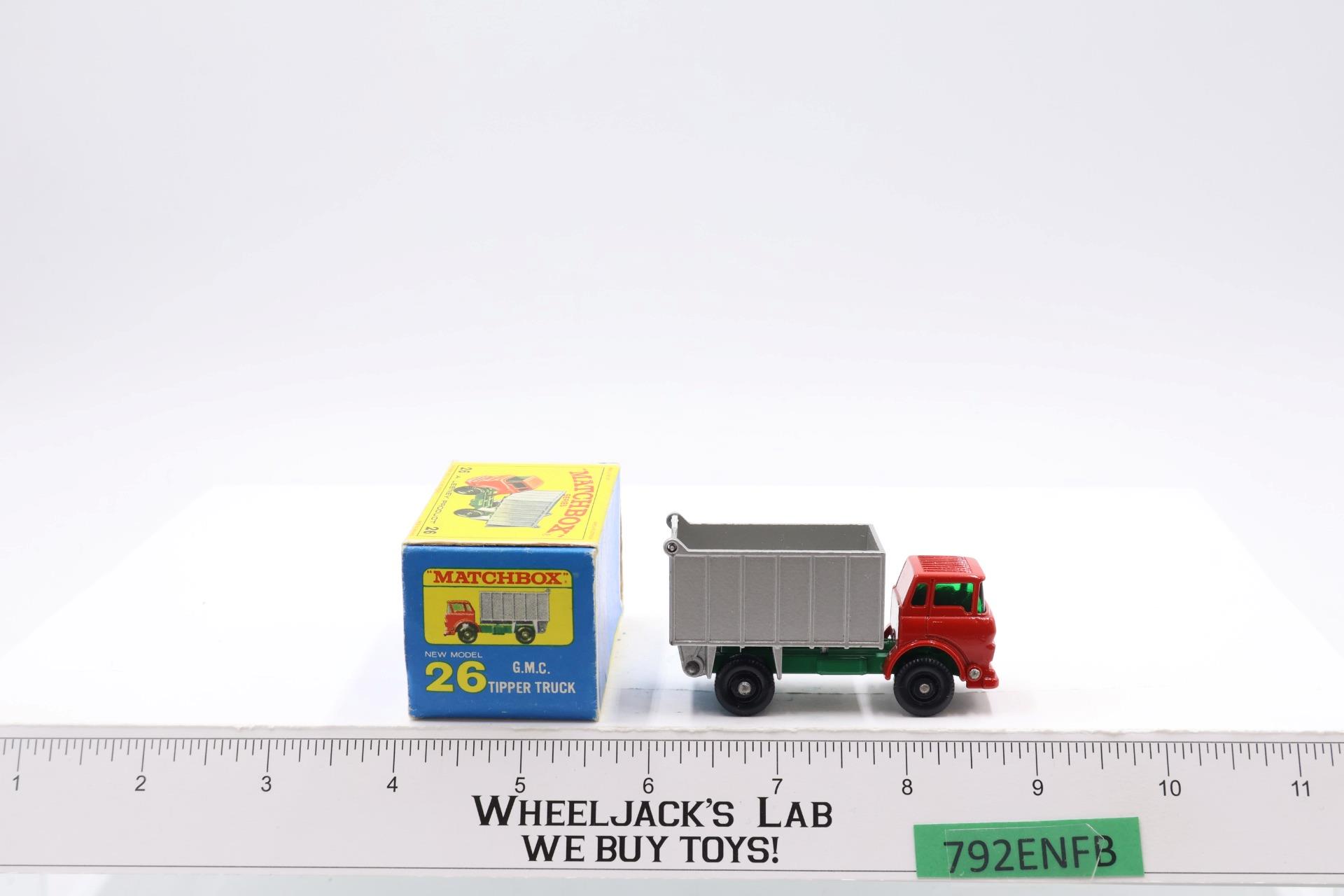 G.M.C. Tipper Truck No. 26 Lesney Matchbox Series 1960's Made In England