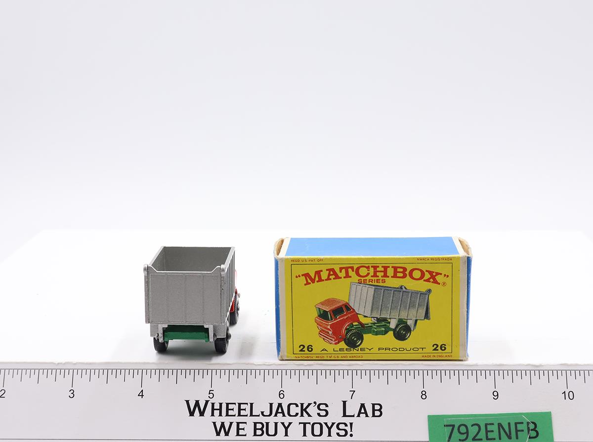 G.M.C. Tipper Truck No. 26 Lesney Matchbox Series 1960's Made In England
