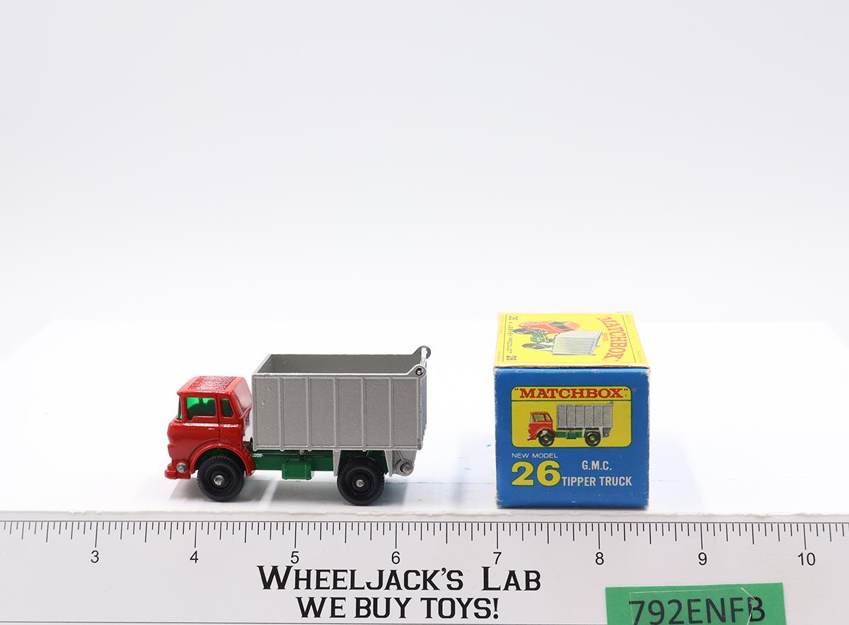 G.M.C. Tipper Truck No. 26 Lesney Matchbox Series 1960's Made In England