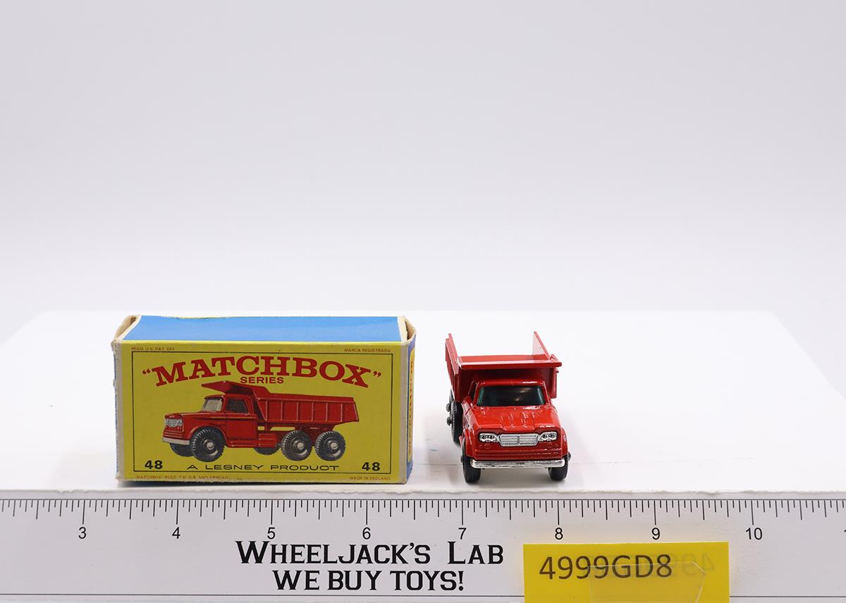 Dodge Dumper Truck No. 48 Lesney Matchbox Series 1960's Made In England Original