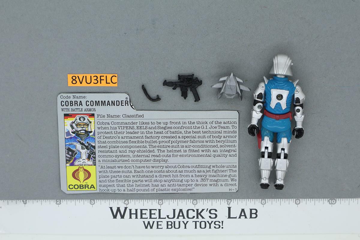 Cobra Commander V3 100% Complete G.I. Joe 1987 Hasbro Vintage Action Figure