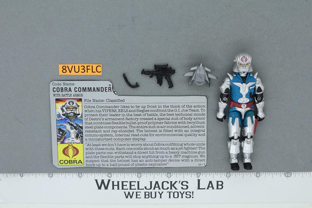Cobra Commander V3 100% Complete G.I. Joe 1987 Hasbro Vintage Action Figure
