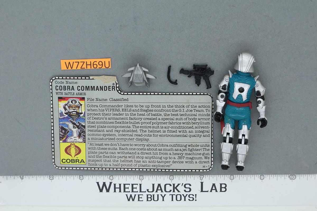Cobra Commander V3 100% Complete G.I. Joe 1987 Hasbro Vintage Action Figure