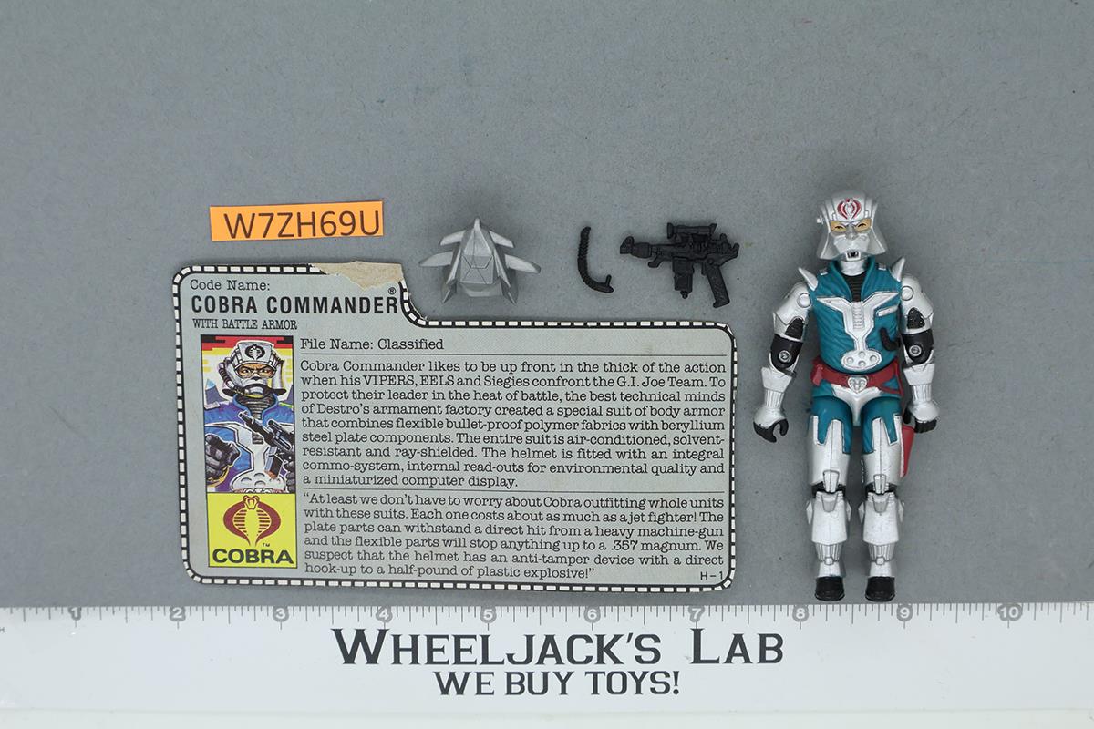 Cobra Commander V3 100% Complete G.I. Joe 1987 Hasbro Vintage Action Figure