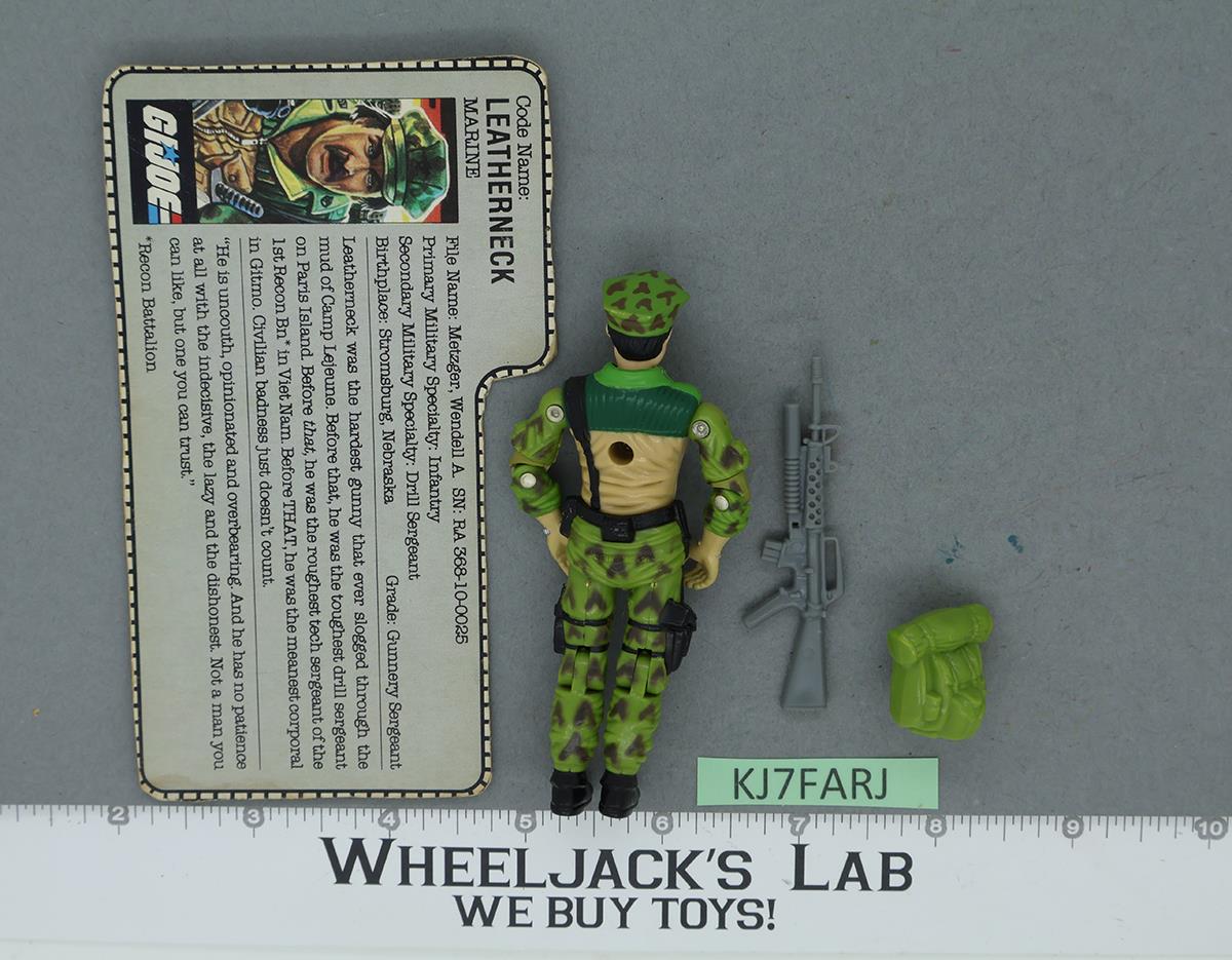 Leatherneck V1 100% Complete G.I. Joe 1986 Hasbro Vintage Action Figure