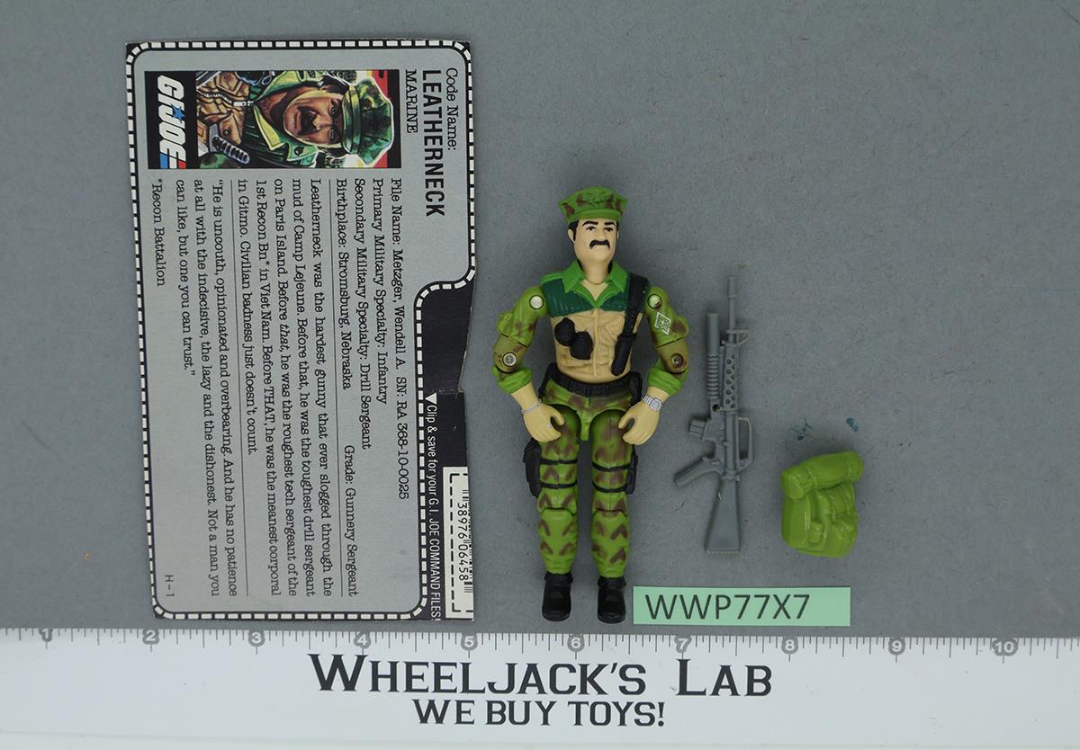 Leatherneck V1 100% Complete G.I. Joe 1986 Hasbro Vintage Action Figure