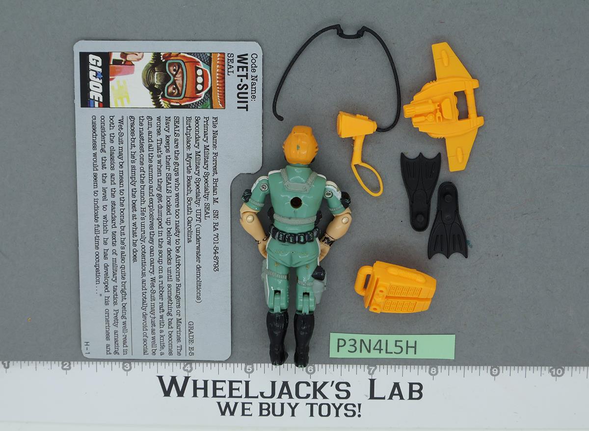 Wet-Suit V1 100% Complete G.I. Joe 1986 Hasbro Vintage Action Figure