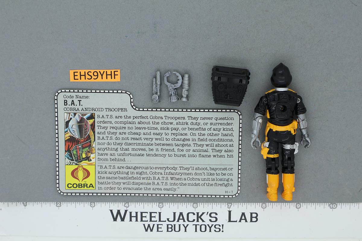 B.A.T.S. V1 100% Complete G.I. Joe 1986 Hasbro Vintage Action Figure