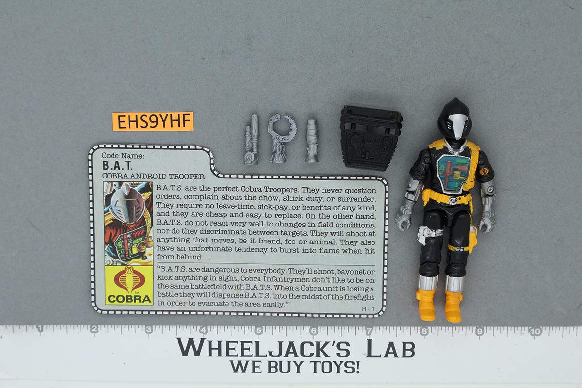 B.A.T.S. V1 100% Complete G.I. Joe 1986 Hasbro Vintage Action Figure