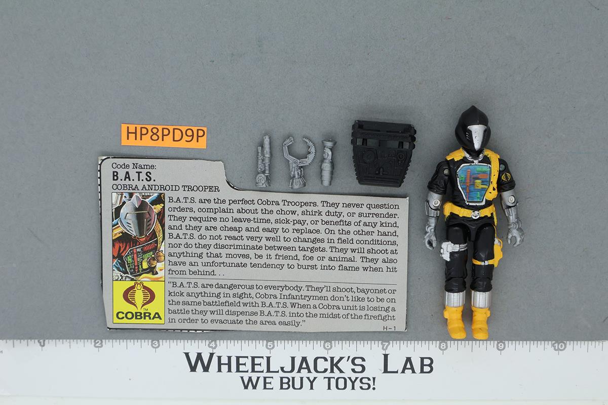 B.A.T.S. V1 100% Complete G.I. Joe 1986 Hasbro Vintage Action Figure