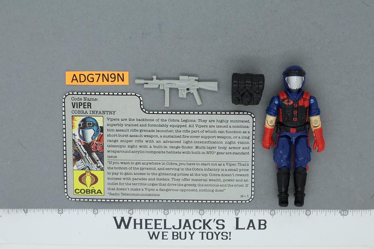 Vipers V1 100% Complete G.I. Joe 1986 Hasbro Vintage Action Figure