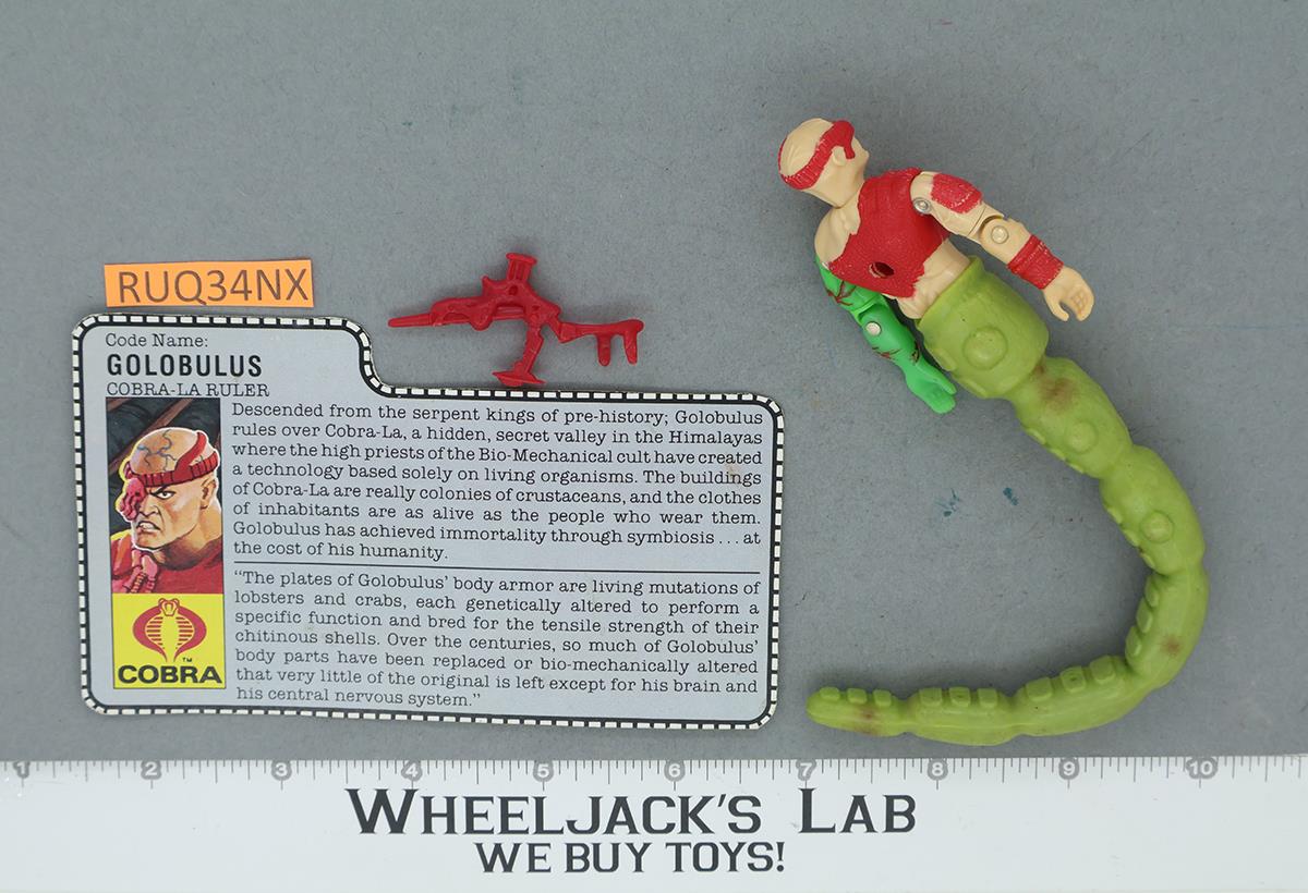 Golobulus V1 100% Complete G.I. Joe 1987 Hasbro Vintage Action Figure