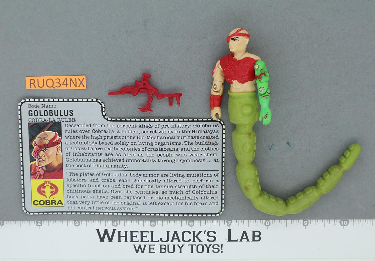 Golobulus V1 100% Complete G.I. Joe 1987 Hasbro Vintage Action Figure