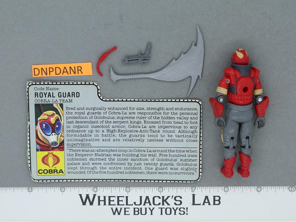 Royal Guard V1 100% Complete G.I. Joe 1987 Hasbro Vintage Action Figure