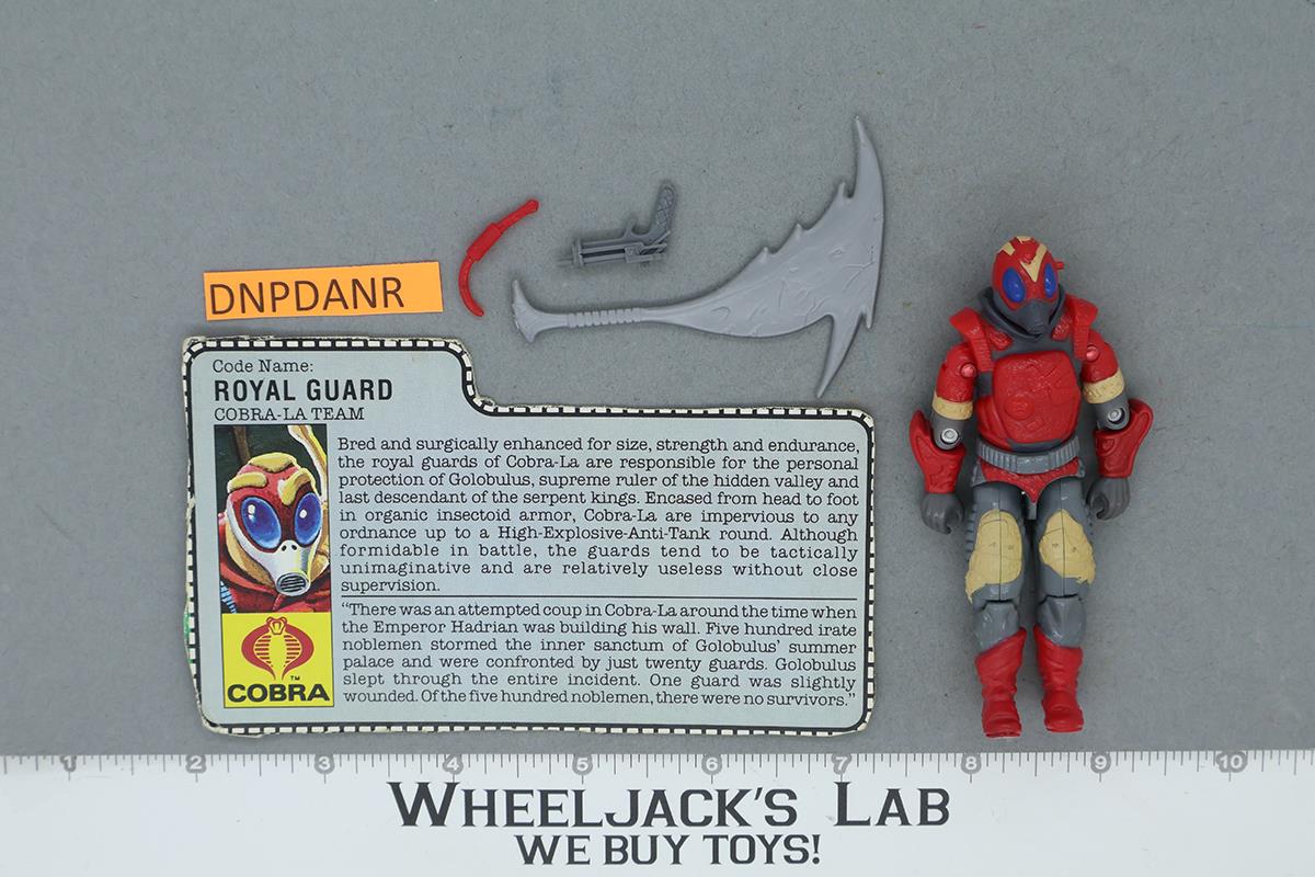 Royal Guard V1 100% Complete G.I. Joe 1987 Hasbro Vintage Action Figure