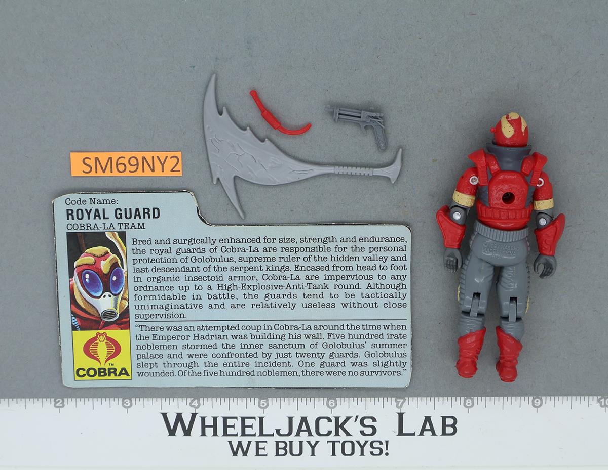 Royal Guard V1 100% Complete G.I. Joe 1987 Hasbro Vintage Action Figure