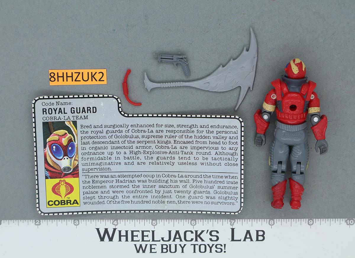 Royal Guard V1 100% Complete G.I. Joe 1987 Hasbro Vintage Action Figure