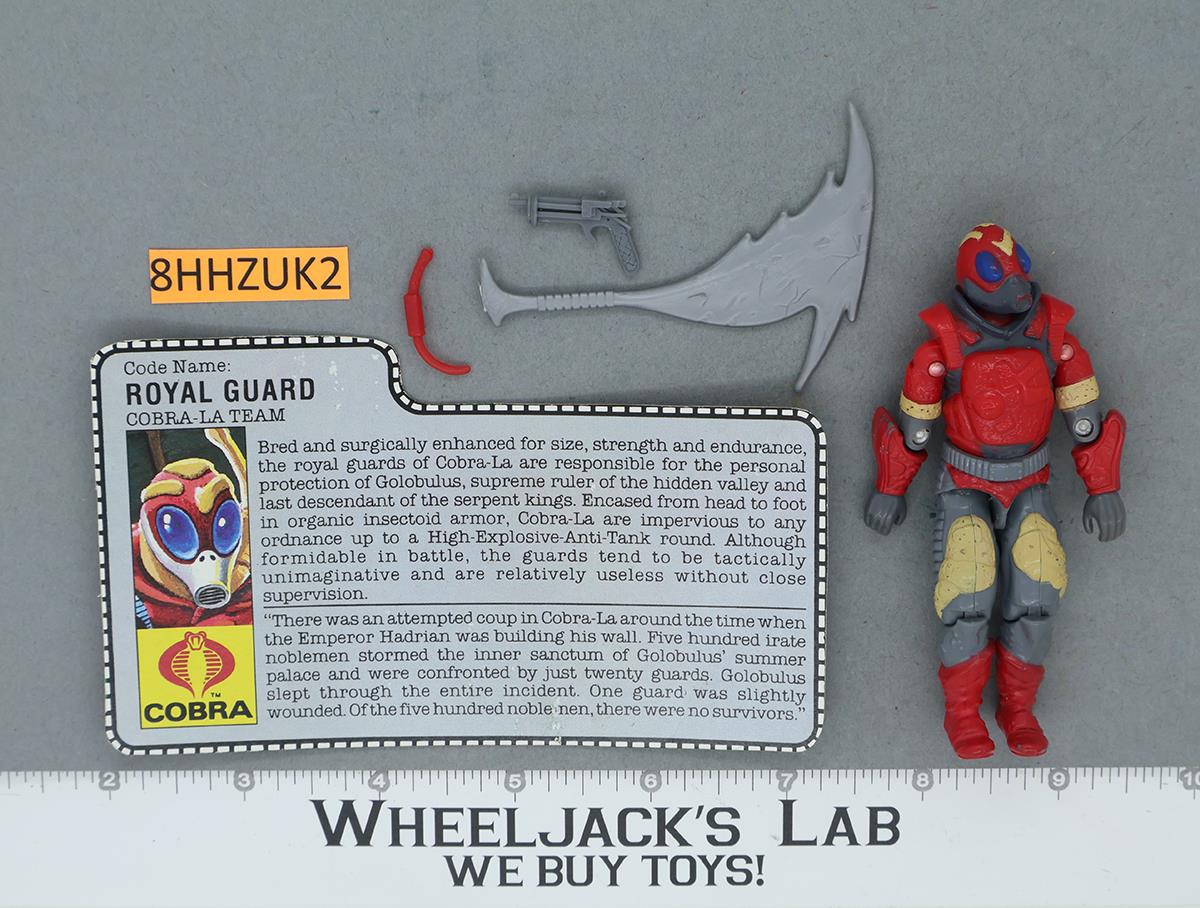 Royal Guard V1 100% Complete G.I. Joe 1987 Hasbro Vintage Action Figure
