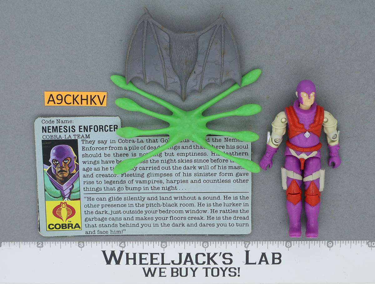 Nemesis Enforcer V1 100% Complete G.I. Joe 1987 Hasbro Vintage Action Figure