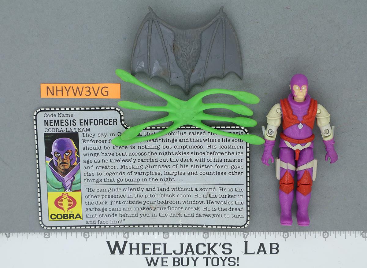Nemesis Enforcer V1 100% Complete G.I. Joe 1987 Hasbro Vintage Action Figure