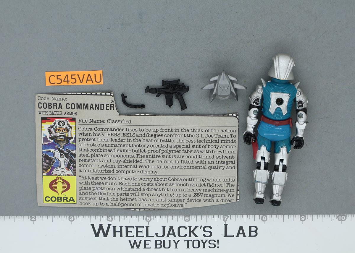 Cobra Commander V3 100% Complete G.I. Joe 1987 Hasbro Vintage Action Figure
