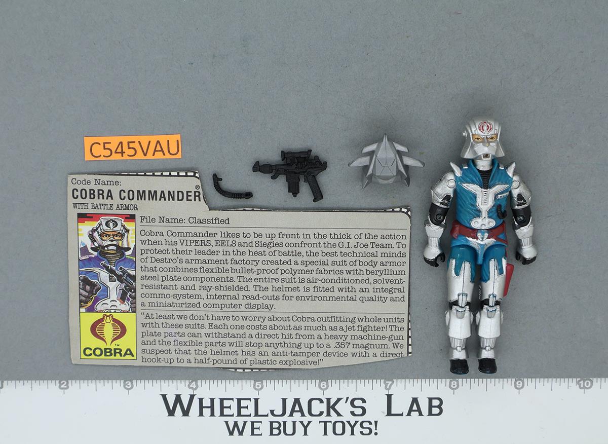 Cobra Commander V3 100% Complete G.I. Joe 1987 Hasbro Vintage Action Figure