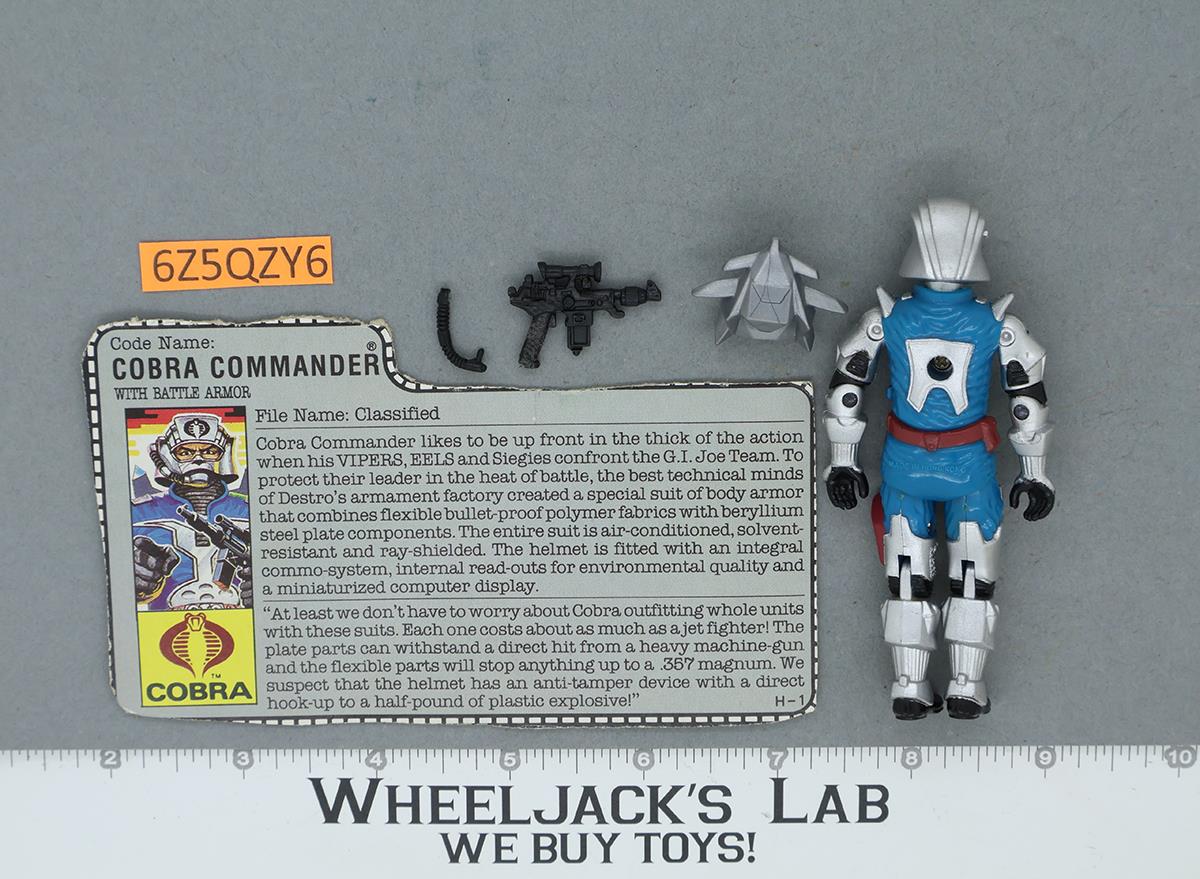 Cobra Commander V3 100% Complete G.I. Joe 1987 Hasbro Vintage Action Figure