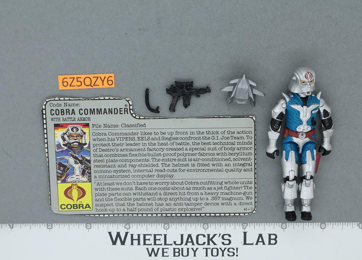 Cobra Commander V3 100% Complete G.I. Joe 1987 Hasbro Vintage Action Figure