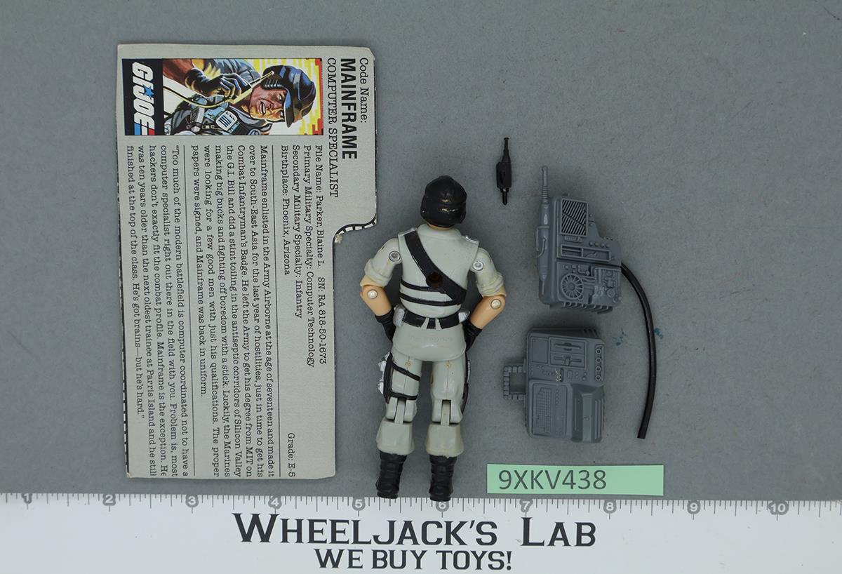 Mainframe V1 100% Complete G.I. Joe 1986 Hasbro Vintage Action Figure