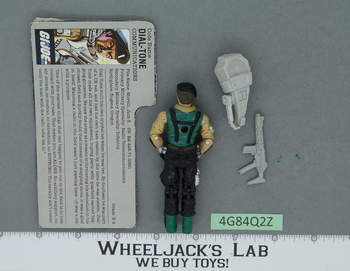 Dial-Tone V1 100% Complete G.I. Joe 1986 Hasbro Vintage Action Figure