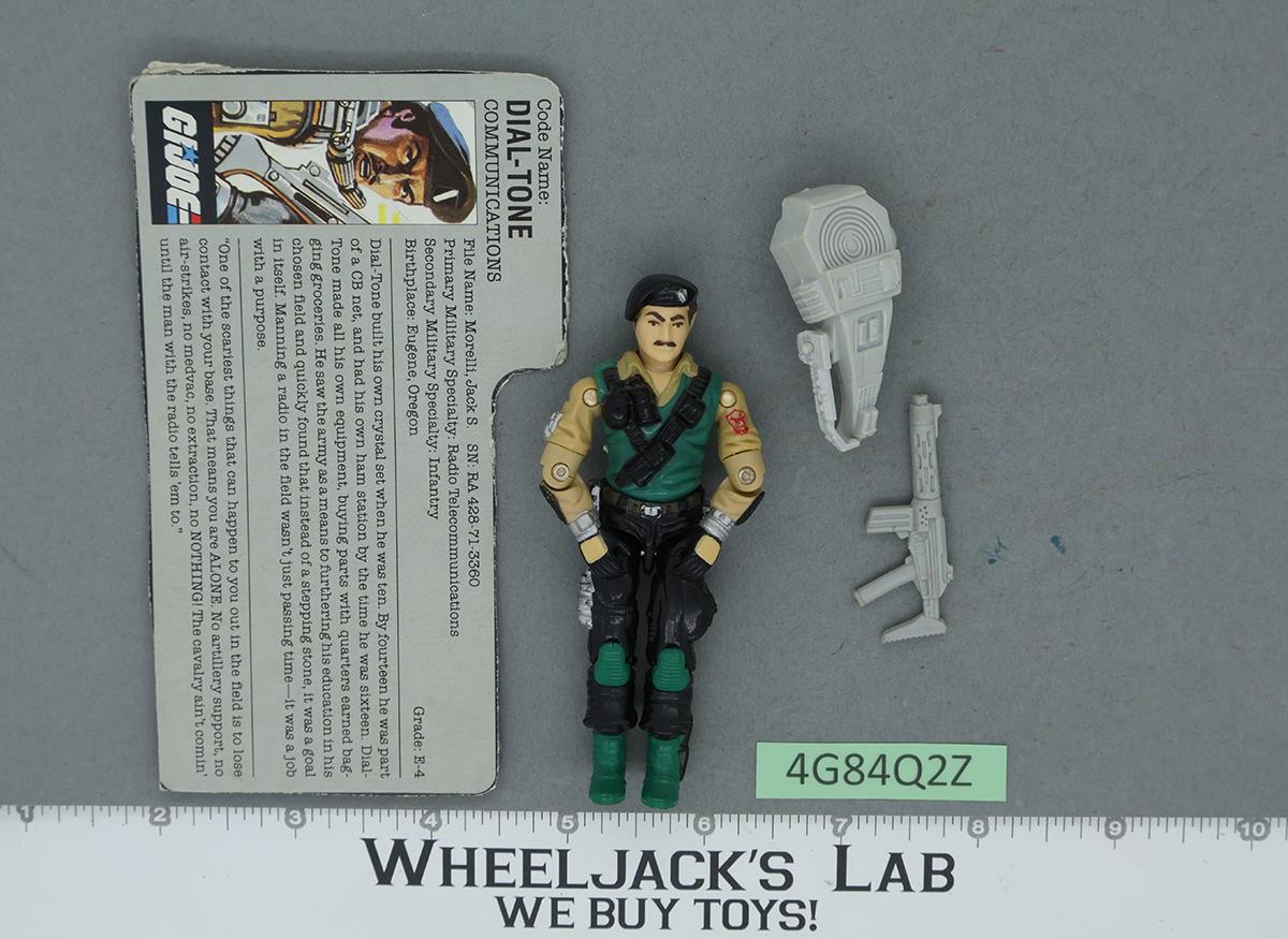 Dial-Tone V1 100% Complete G.I. Joe 1986 Hasbro Vintage Action Figure