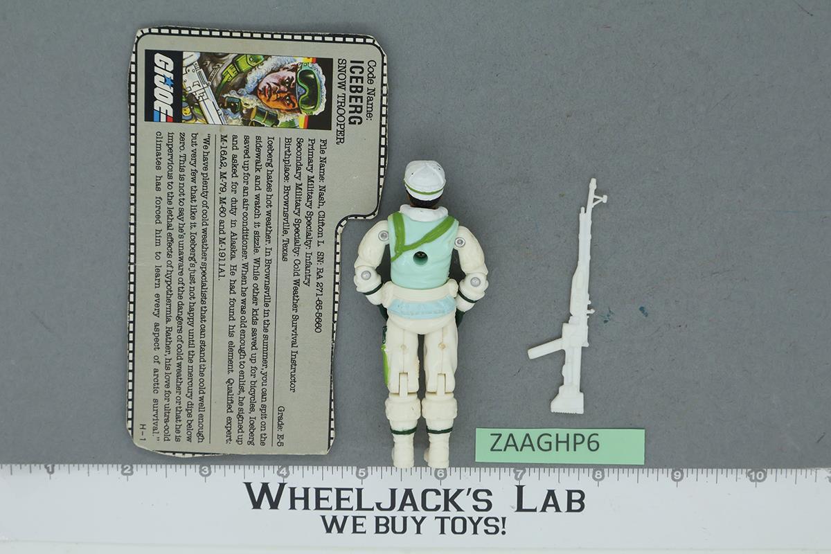 Iceberg V1 100% Complete G.I. Joe 1986 Hasbro Vintage Action Figure