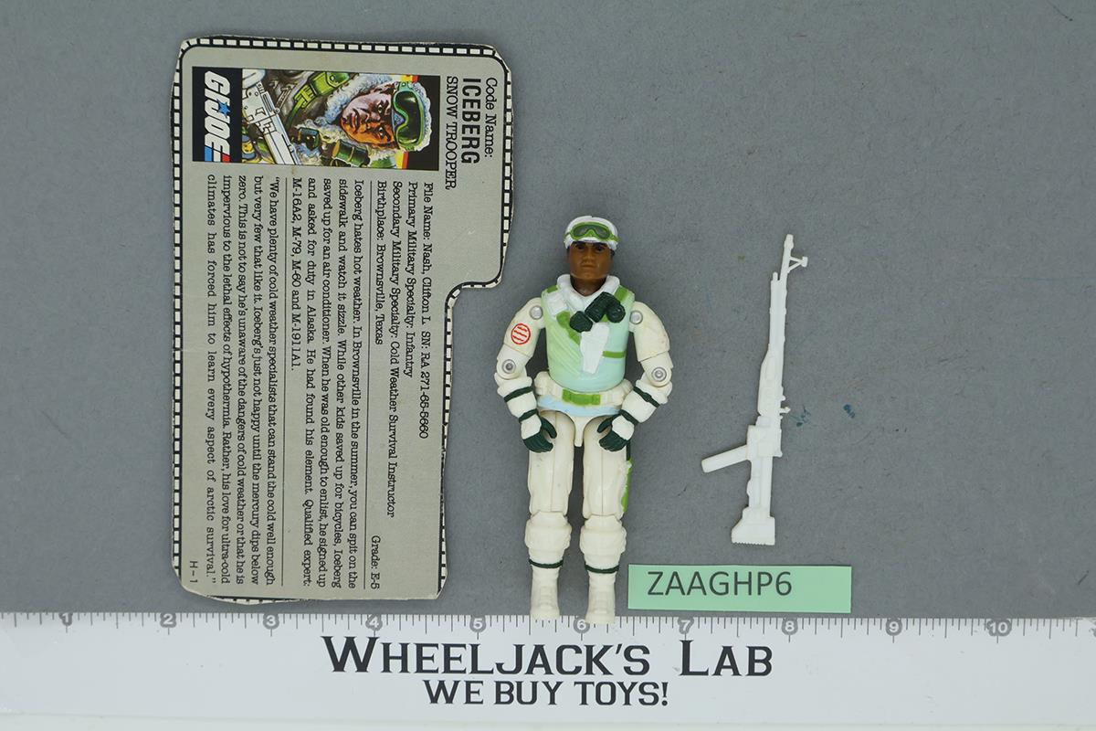Iceberg V1 100% Complete G.I. Joe 1986 Hasbro Vintage Action Figure