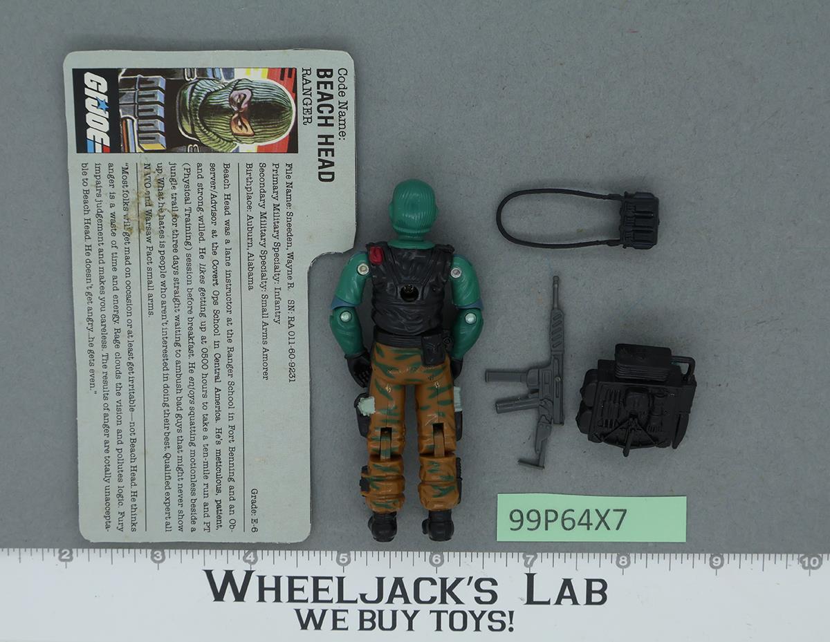 Beach Head V1 100% Complete G.I. Joe 1986 Hasbro Vintage Action Figure