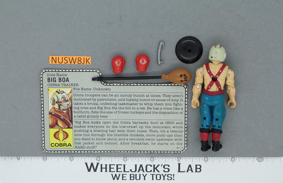 Big Boa V1 100% Complete G.I. Joe 1987 Hasbro Vintage Action Figure