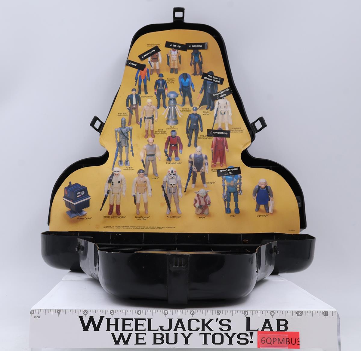 Darth Vader Collector's Case Action Figure Storage Star Wars 1983 Kenner Vintage