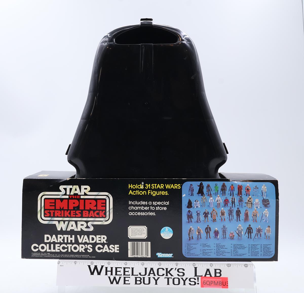Darth Vader Collector's Case Action Figure Storage Star Wars 1983 Kenner Vintage