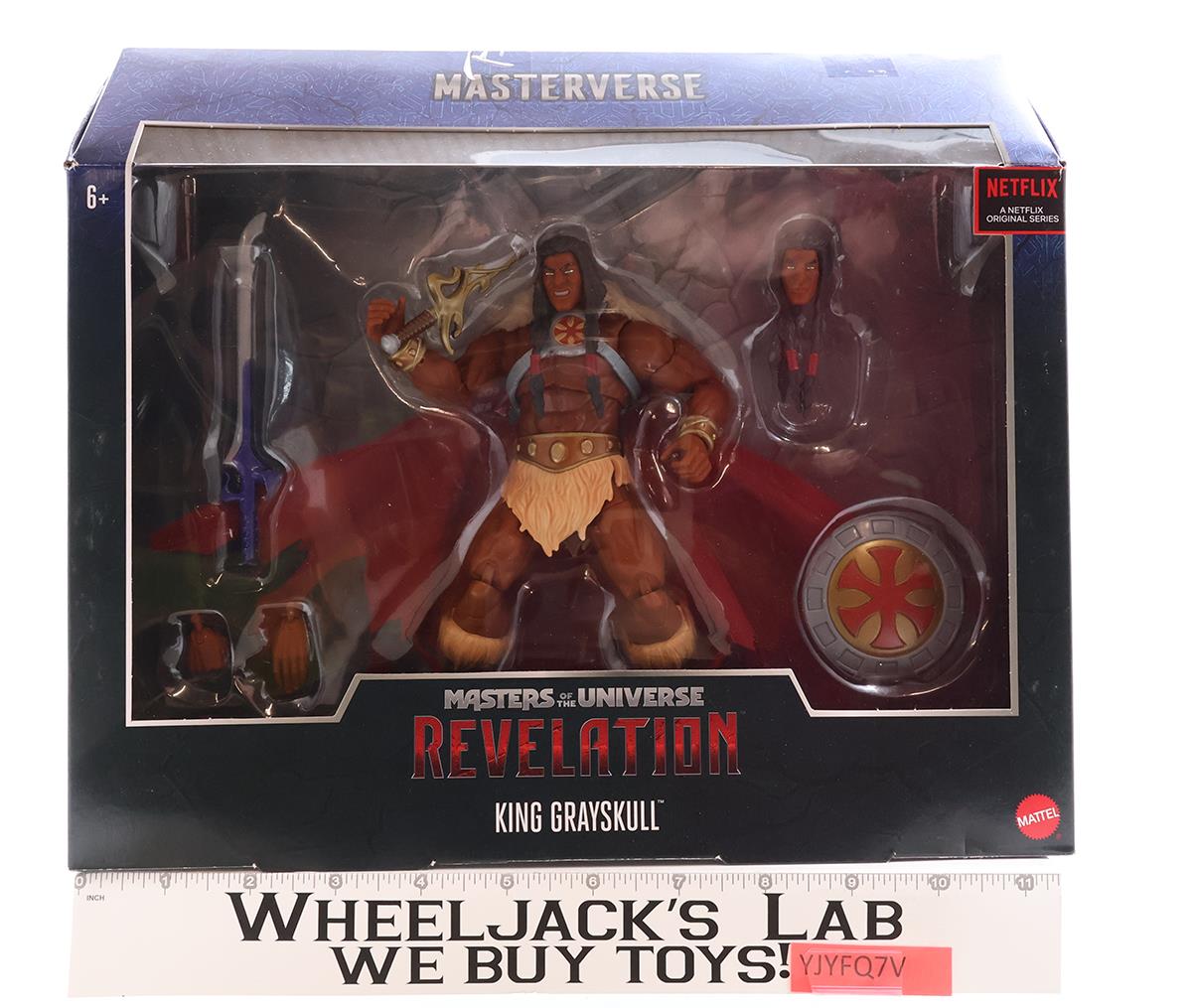 King Grayskull Masters of the Universe Revelation Masterverse Mattel NEW MIB