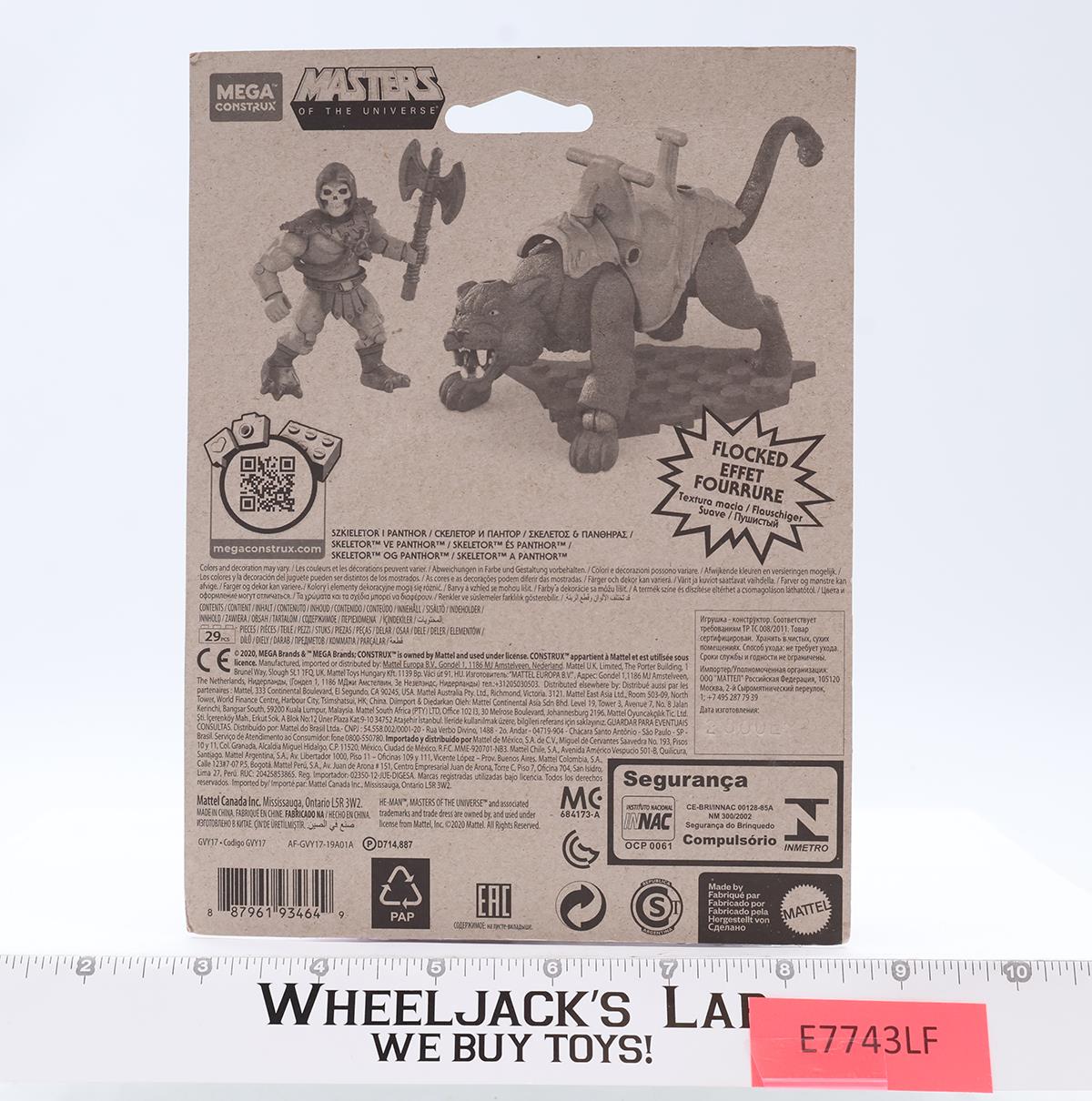 Skeletor & Panthor Masters of the Universe Mega Construx 2020 NEW SEALED
