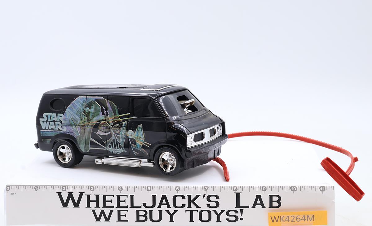 Black Darth Vader Van Complete Star Wars 1977 Kenner SSP Vintage Toy Car