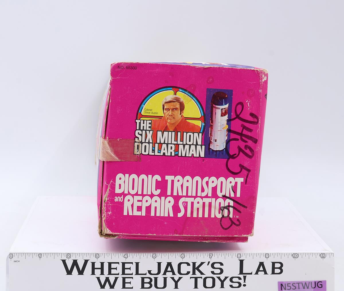 Bionic Transport & Repair Station Complete Box & Figure Six Million Dollar Man