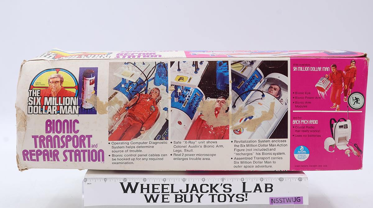 Bionic Transport & Repair Station Complete Box & Figure Six Million Dollar Man