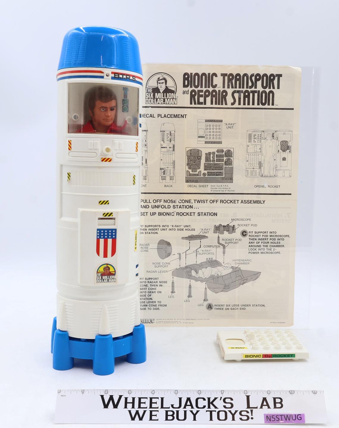 Bionic Transport & Repair Station Complete Box & Figure Six Million Dollar Man